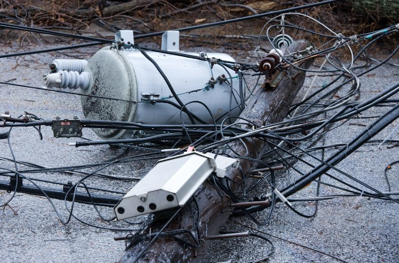 desastres naturales ocasiones fallos en energía eléctrica
